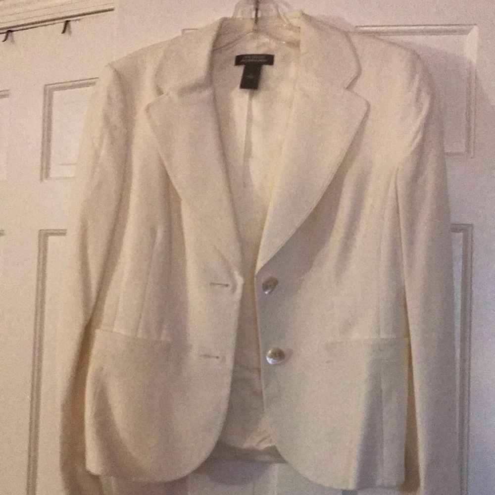 Ann Taylor White jacket almost as new